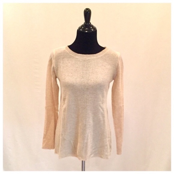 Oatmeal Cashmere Sweater Tunic - Picture 3 of 4